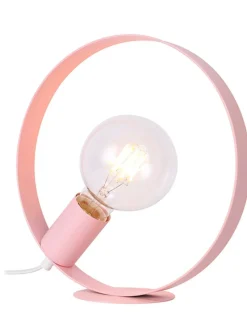 Sklep Kaja Lampka stołowa różowa okrągła E27 LEDEA 50501200 NEXO | Kaja