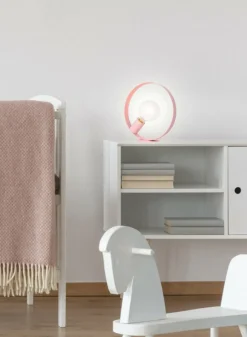 Sklep Kaja Lampka stołowa różowa okrągła E27 LEDEA 50501200 NEXO | Kaja