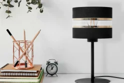 Sklep Kaja Lampka stołowa z abażurem z przezroczystym paskiem K-5206 z serii NICEA