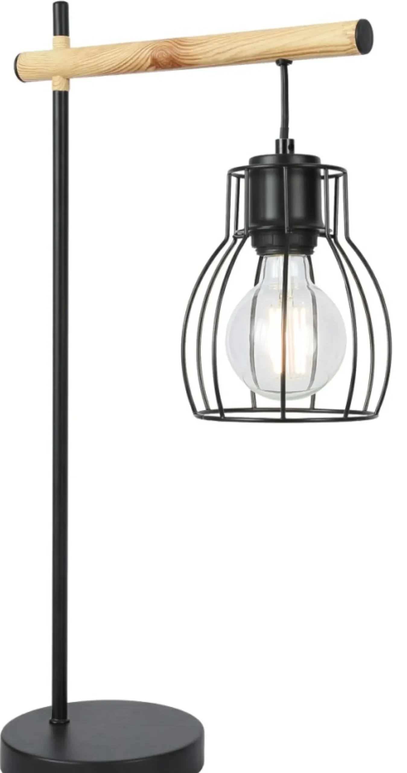 Sklep Kaja Lampka stołowa z drucianym kloszem 41-80059 BERNITA | Kaja Oświetlenie