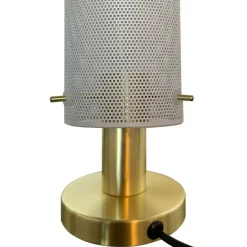 Sklep Kaja Lampka stołowa z drucianym abażurem LP-945/1T WH TIRANA | Kaja