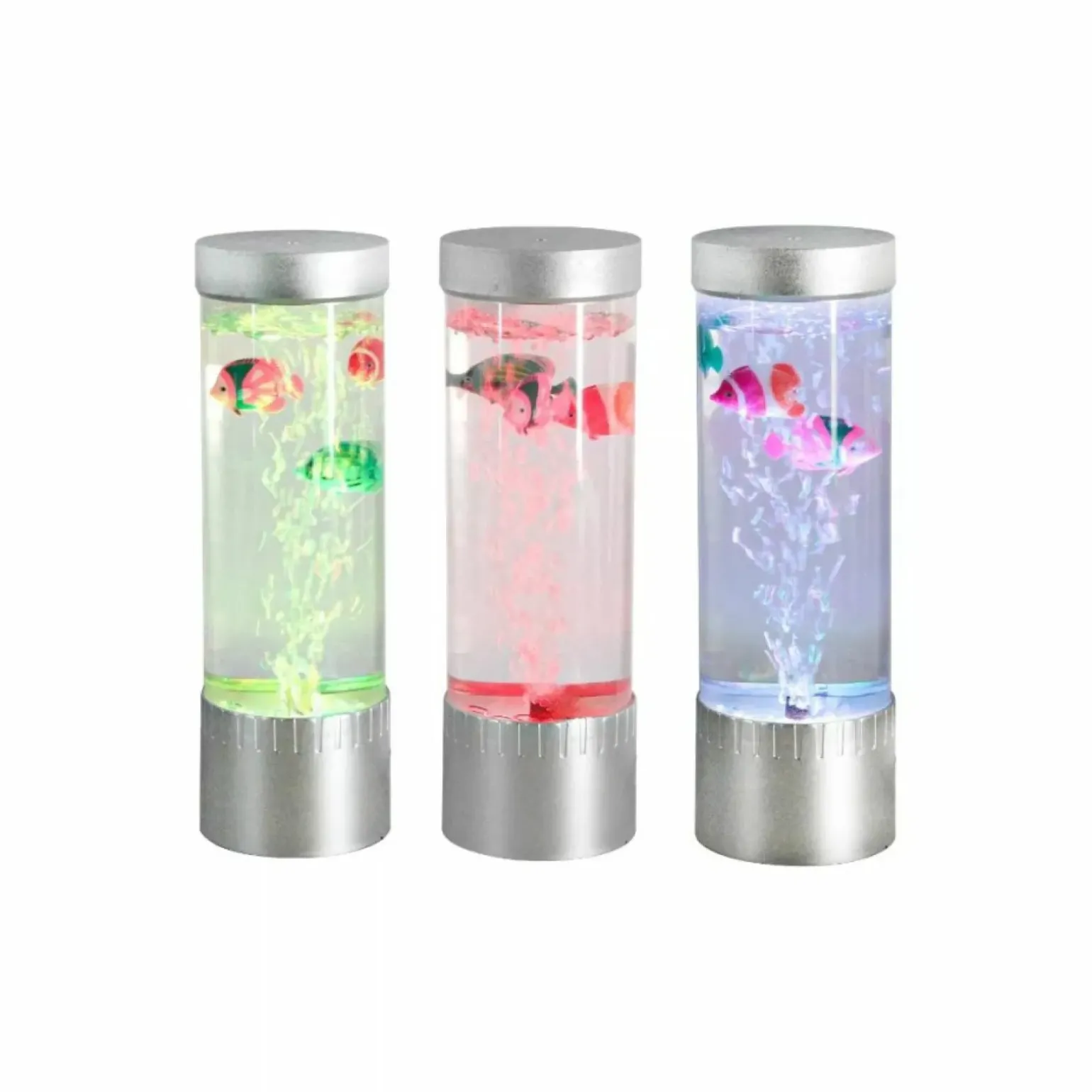 Sklep Kaja Lampka stołowa z pływającymi rybkami ZM 89245 AQUA | Kaja Oświetlenie