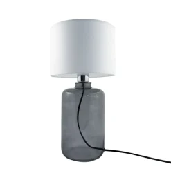 Sklep Kaja Lampka stołowa ze szklaną podstawą 5503WH SAMASUN| Kaja Oświetlenie