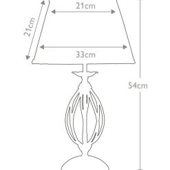 Sklep Kaja Lampka stołowa ze zwężanym abażurem ART-TL-BLACK z serii ARTISAN