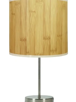 Sklep Kaja Lampka z abażurem w kolorze drewna 41-56712 TIMBER | Kaja Oświetlenie