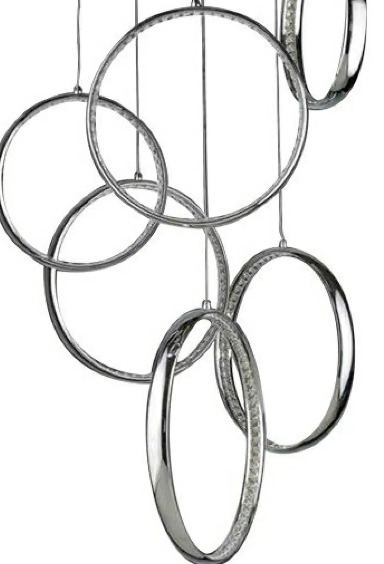 Best Ledowa, owana lampa wisząca obręcze AZ2450 OLIMP | Kaja Żyrandole Nowoczesne