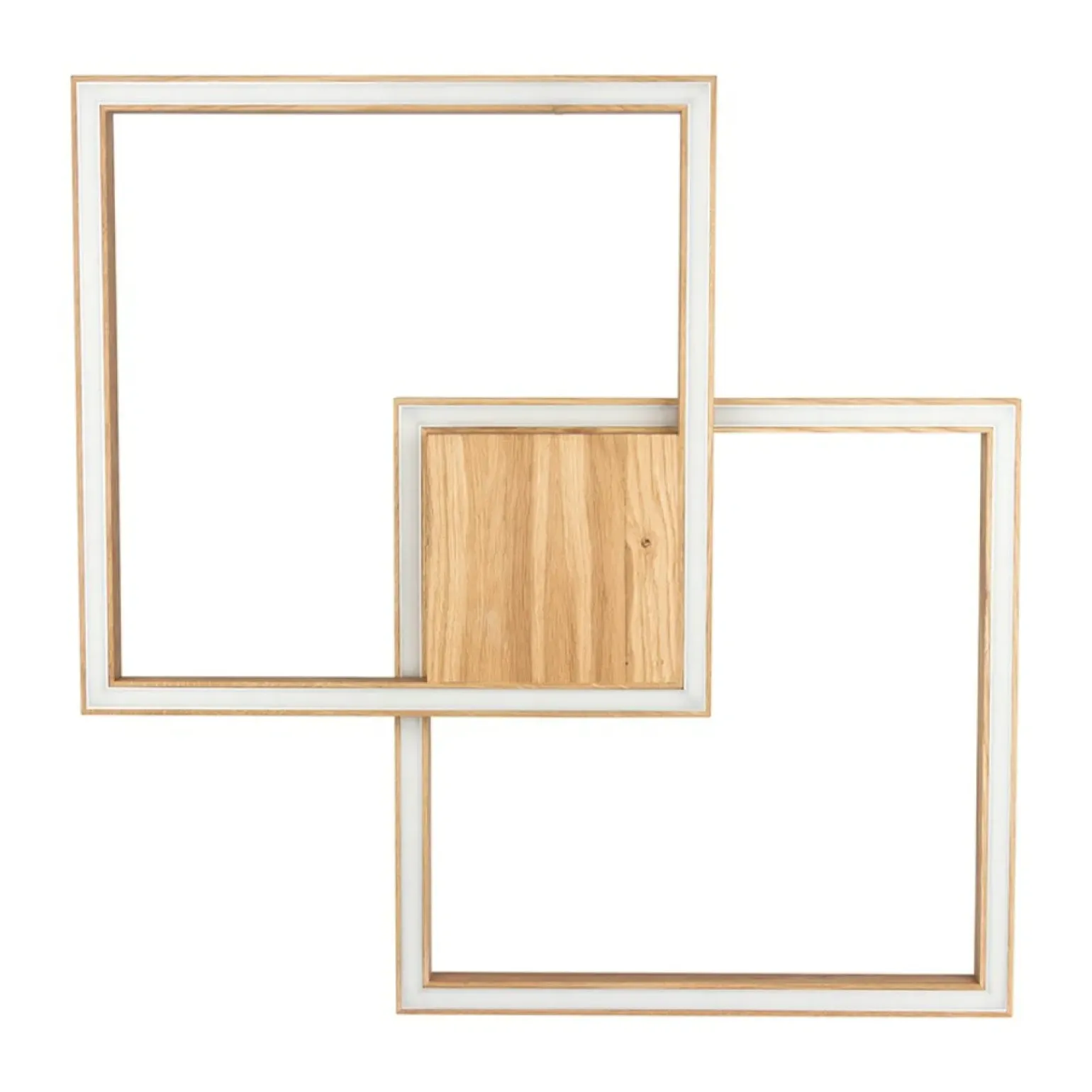 Shop Ledowa, drewniana lampa sufitowa plafon 9145274 RAMME | Kaja Żyrandole Nowoczesne