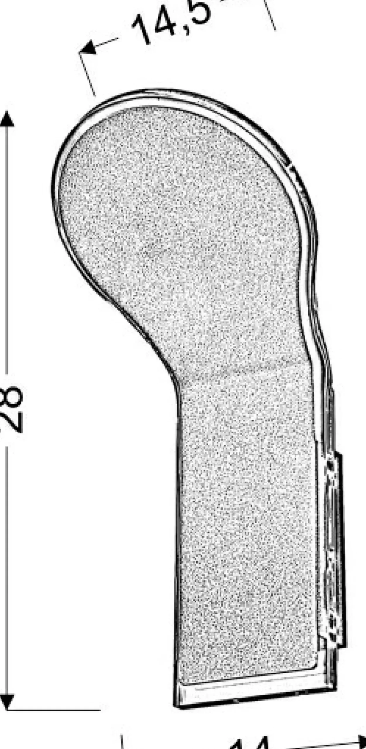 Sklep Kaja Ledowa lampa ścienna z neutralną barwą 21-27498 VILANA | Kaja