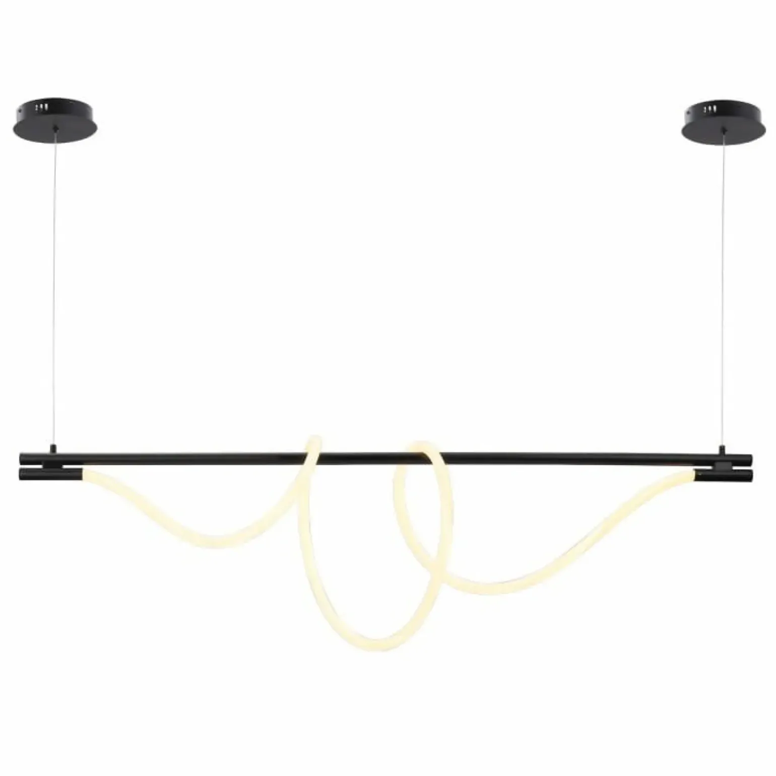 Cheap Ledowa lampa nad wyspę kuchenną ABR-HILTON-SC-38W SPIRALI | Kaja Żyrandole Nowoczesne