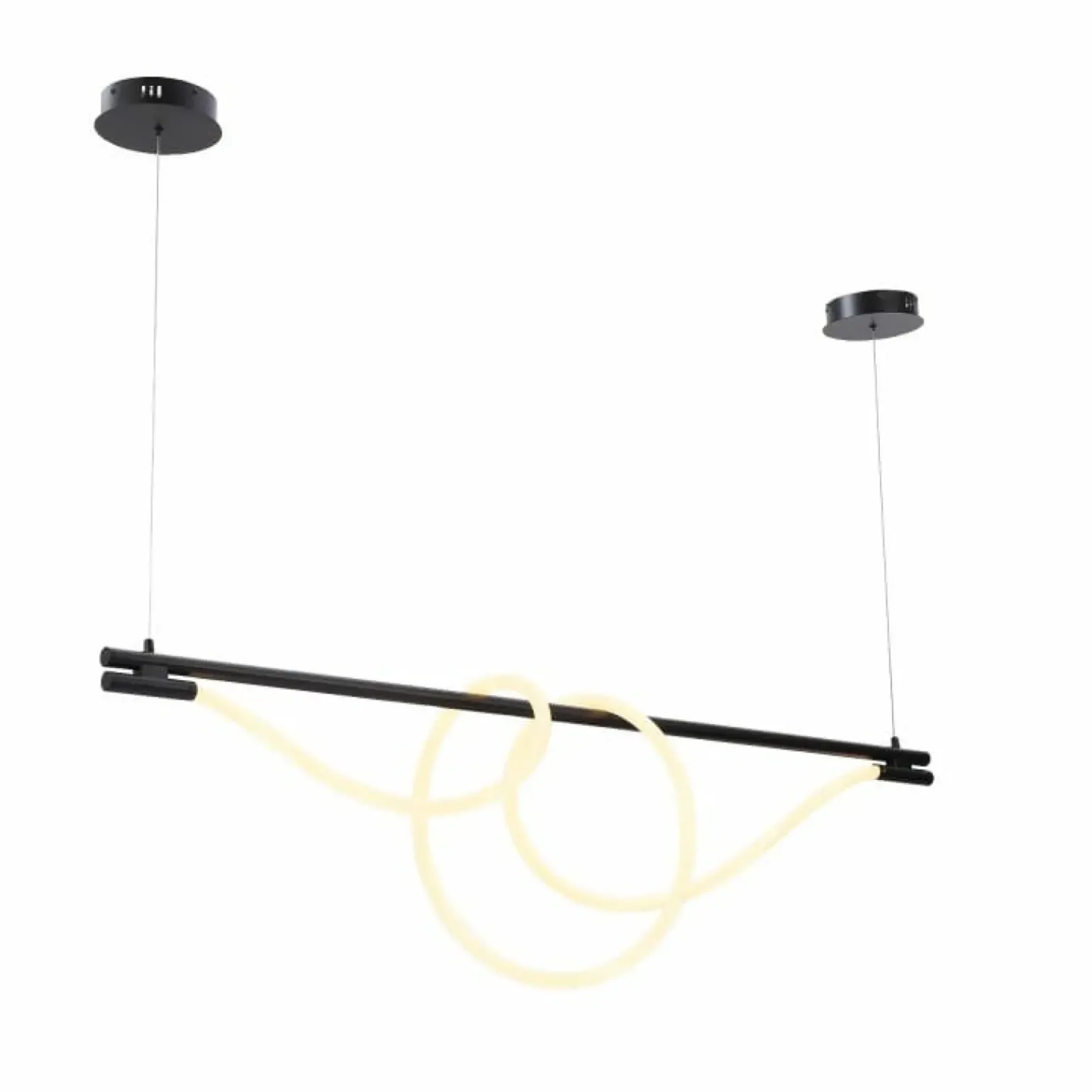 Cheap Ledowa lampa nad wyspę kuchenną ABR-HILTON-SC-38W SPIRALI | Kaja Żyrandole Nowoczesne