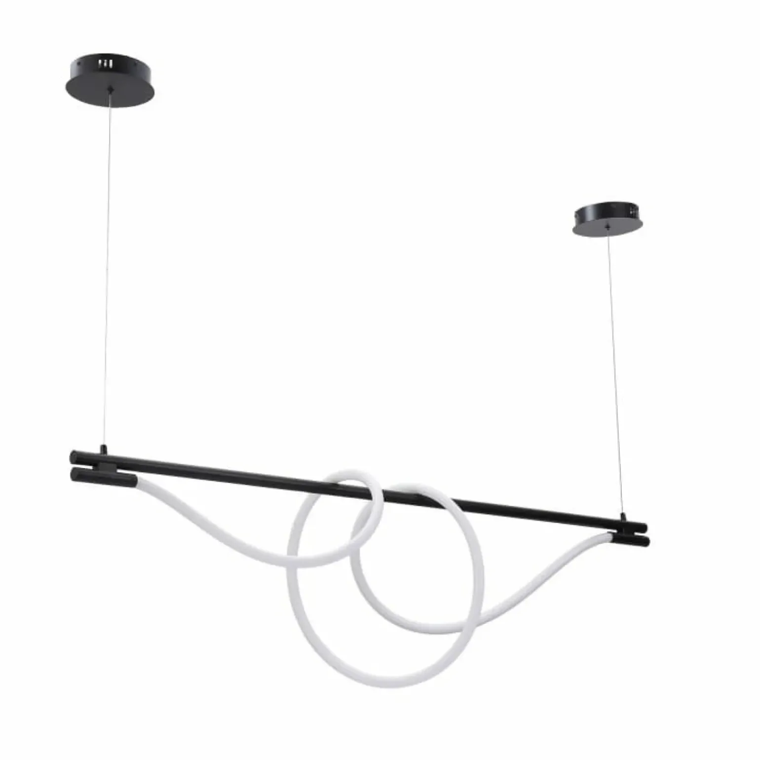 Cheap Ledowa lampa nad wyspę kuchenną ABR-HILTON-SC-38W SPIRALI | Kaja Żyrandole Nowoczesne