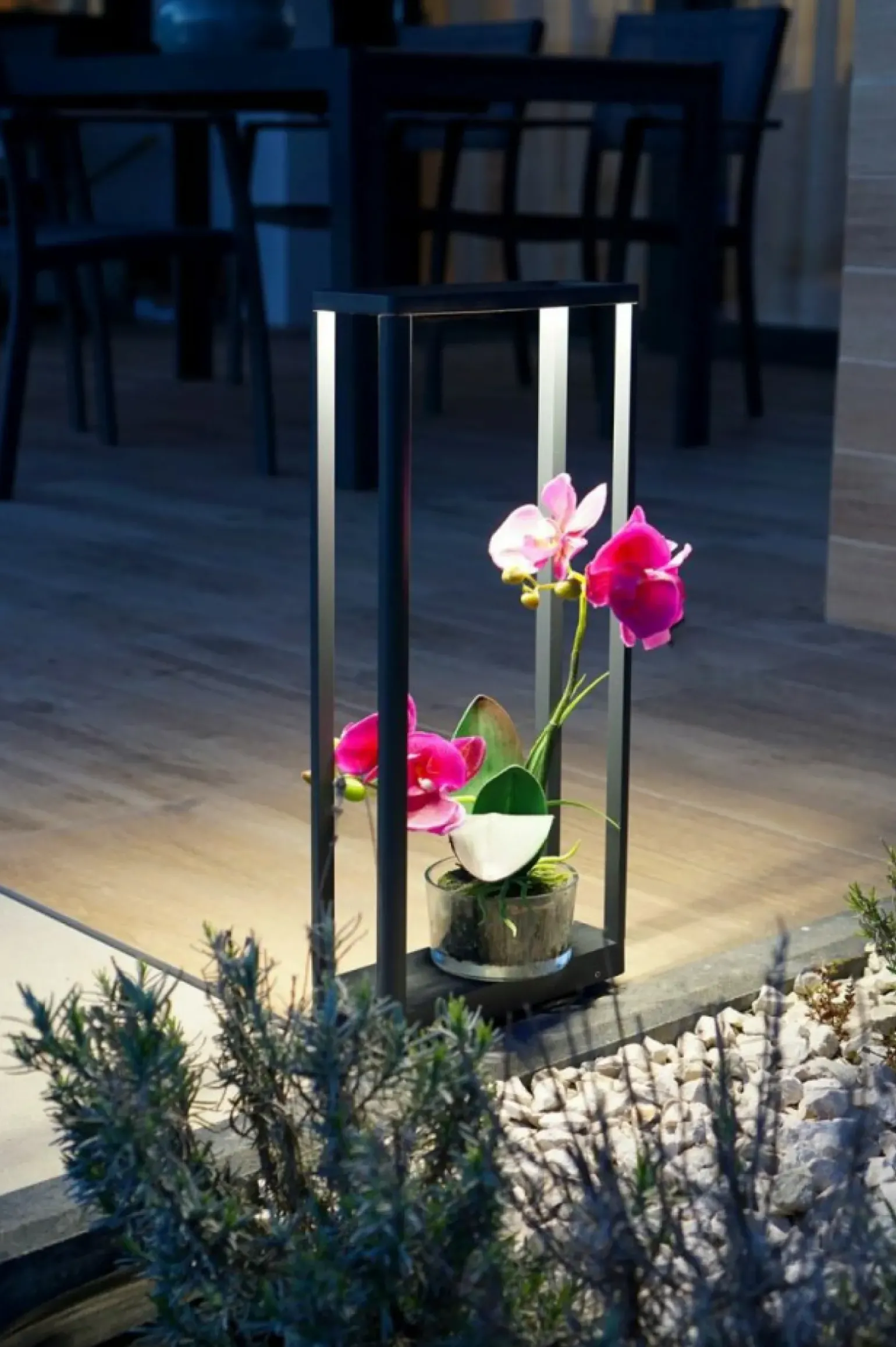 Sklep Kaja Ledowa lampa ogrodowa, kolor ciemny popiel AR-500 z serii ARMA | Kaja Oświetleni