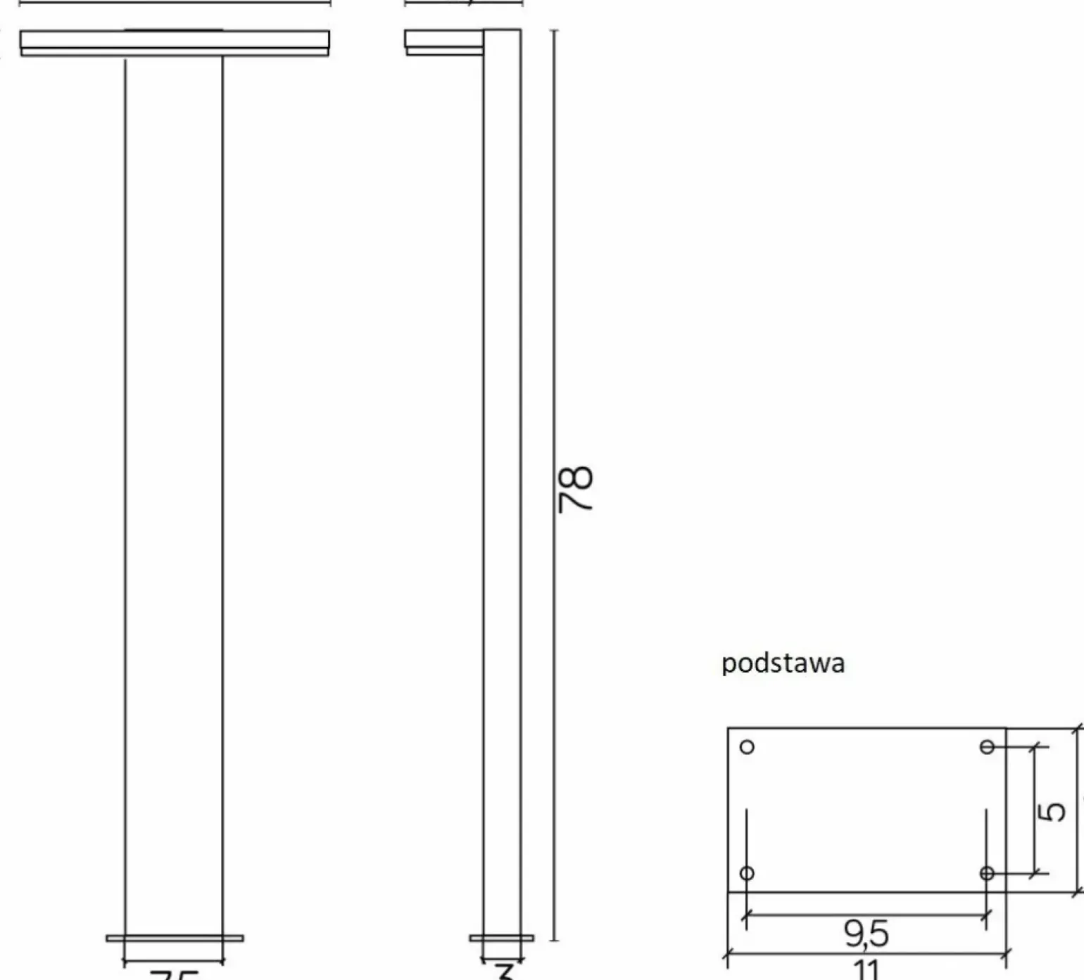 Sklep Kaja Ledowa lampa ogrodowa, ochrona IP54 17602-780 DG z serii FLER | Kaja Oświetlenie