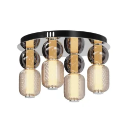 Discount Ledowa lampa sufitowa, dekoracyjna MOD273CL-L60CH3K z serii DROP Żyrandole Nowoczesne