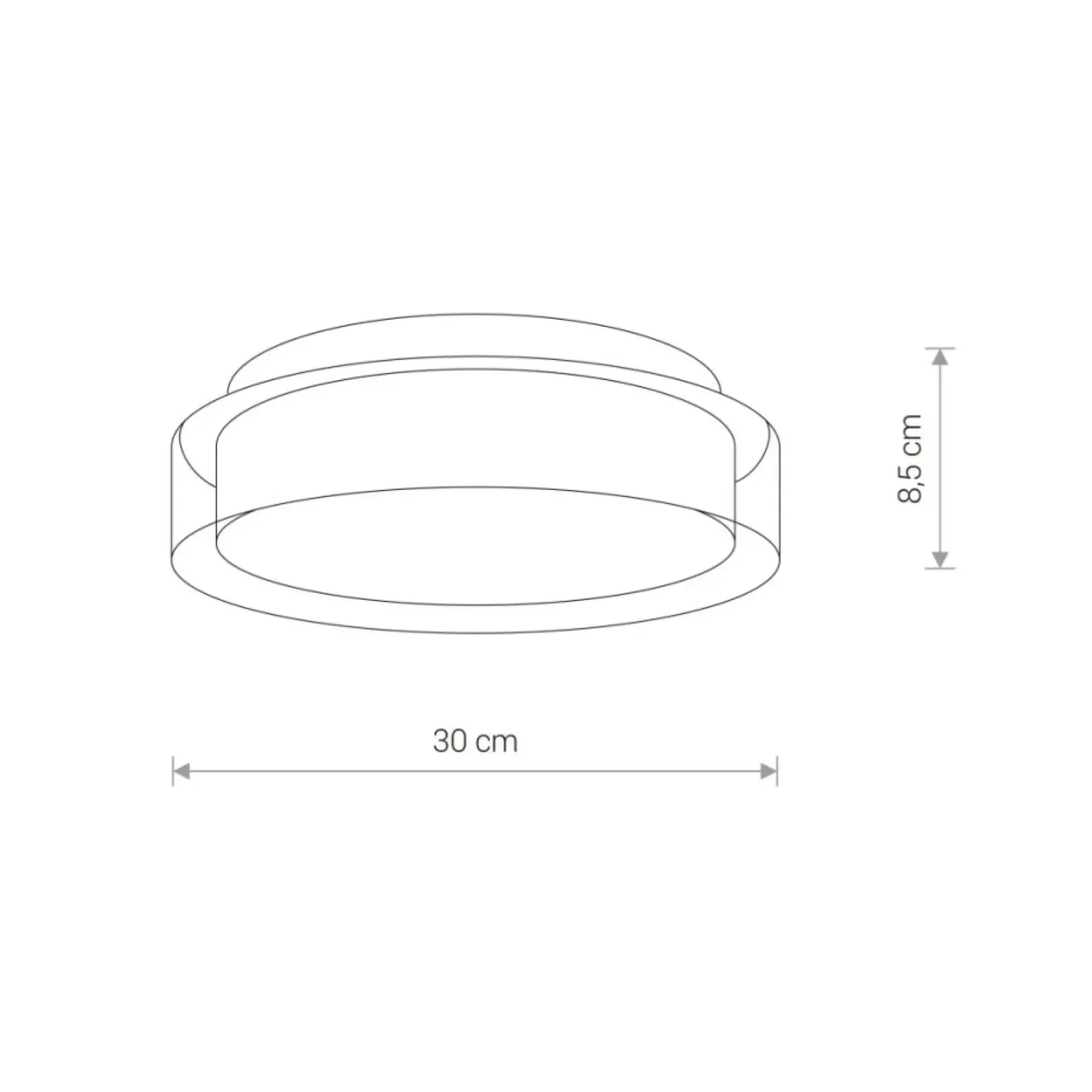 Sklep Kaja Ledowa lampa sufitowa, plafon, w kolorze u 8173 | Kaja