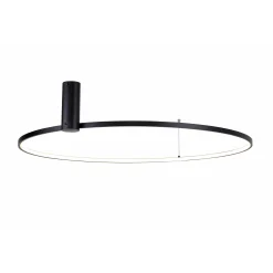 Sklep Kaja Ledowa lampa sufitowa, zmienna barwa ⌀90cm 89429-90BK HORIK | Kaja