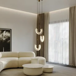 Sklep Kaja Ledowa lampa wisząca, ciepła barwa P091PL-L18G3K z serii MAYA | Kaja