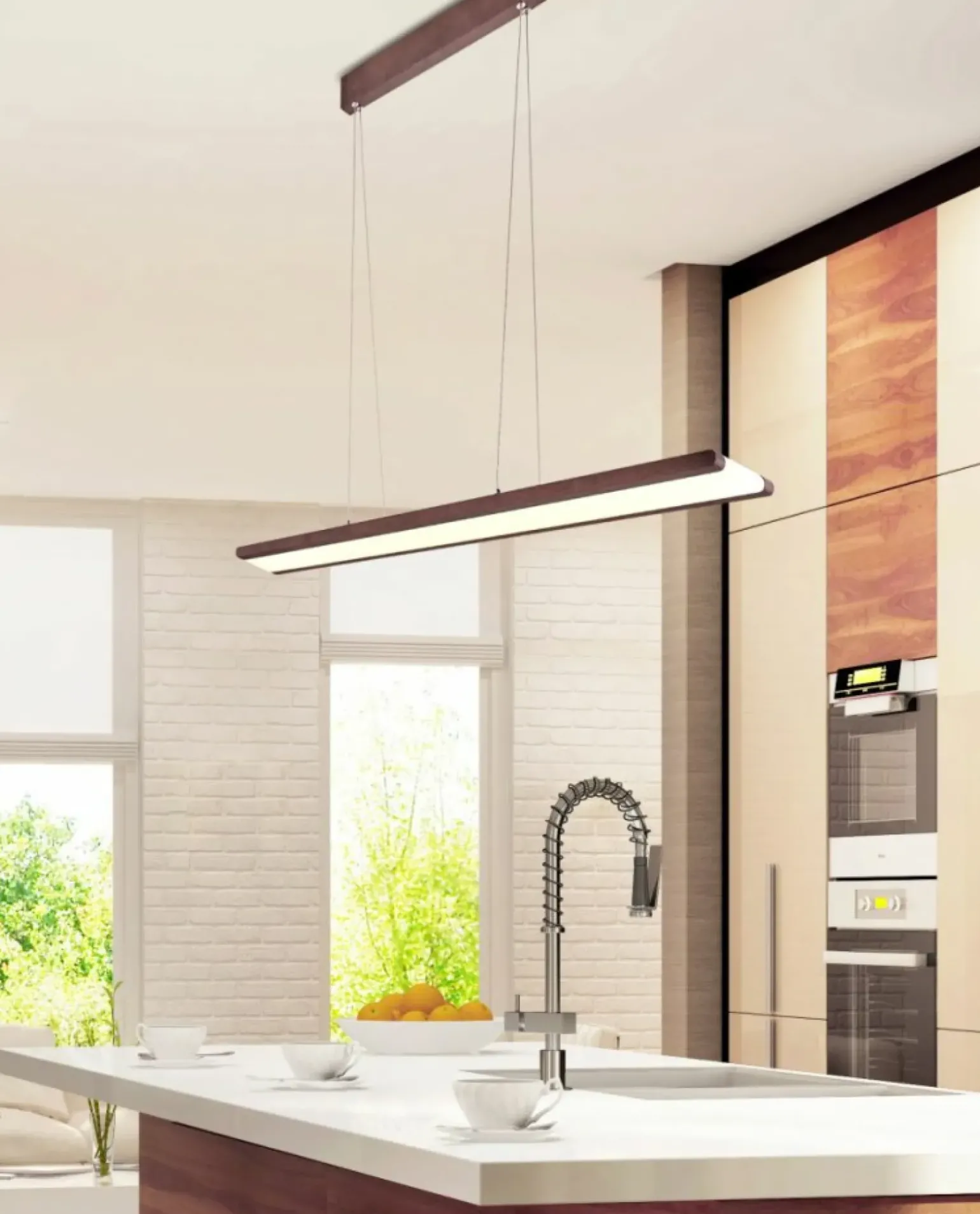 Cheap Ledowa lampa wisząca nad stół A0010-311 COCONUT | Kaja Oświetlenie Żyrandole Nowoczesne