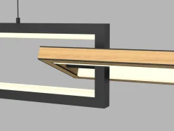 Clearance Ledowa lampa z obrotowymi ramkami WF 7022-306 MATERA | Kaja Żyrandole Nowoczesne