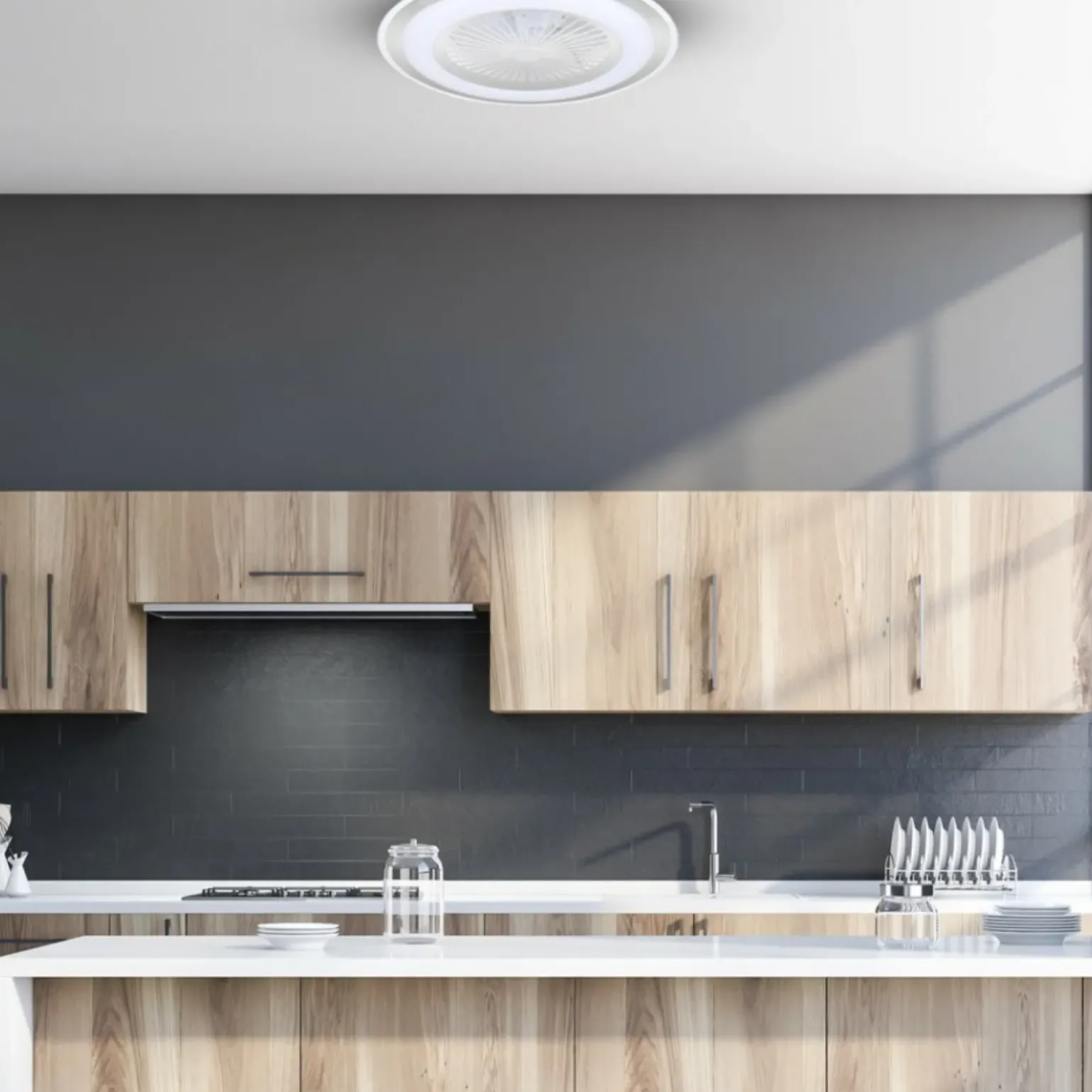 Sklep Kaja Ledowa lampa z wentylatorem ML8503 ZONDA Z WENTYLATOREM | Kaja