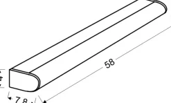Sklep Kaja Ledowa lampka podszafkowa do łazienki 21-53923 LYRICA | Kaja