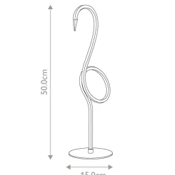 Sklep Kaja Ledowa lampka stołowa, flaming FLAMINGO-TL-BLK z serii FLAMINGO