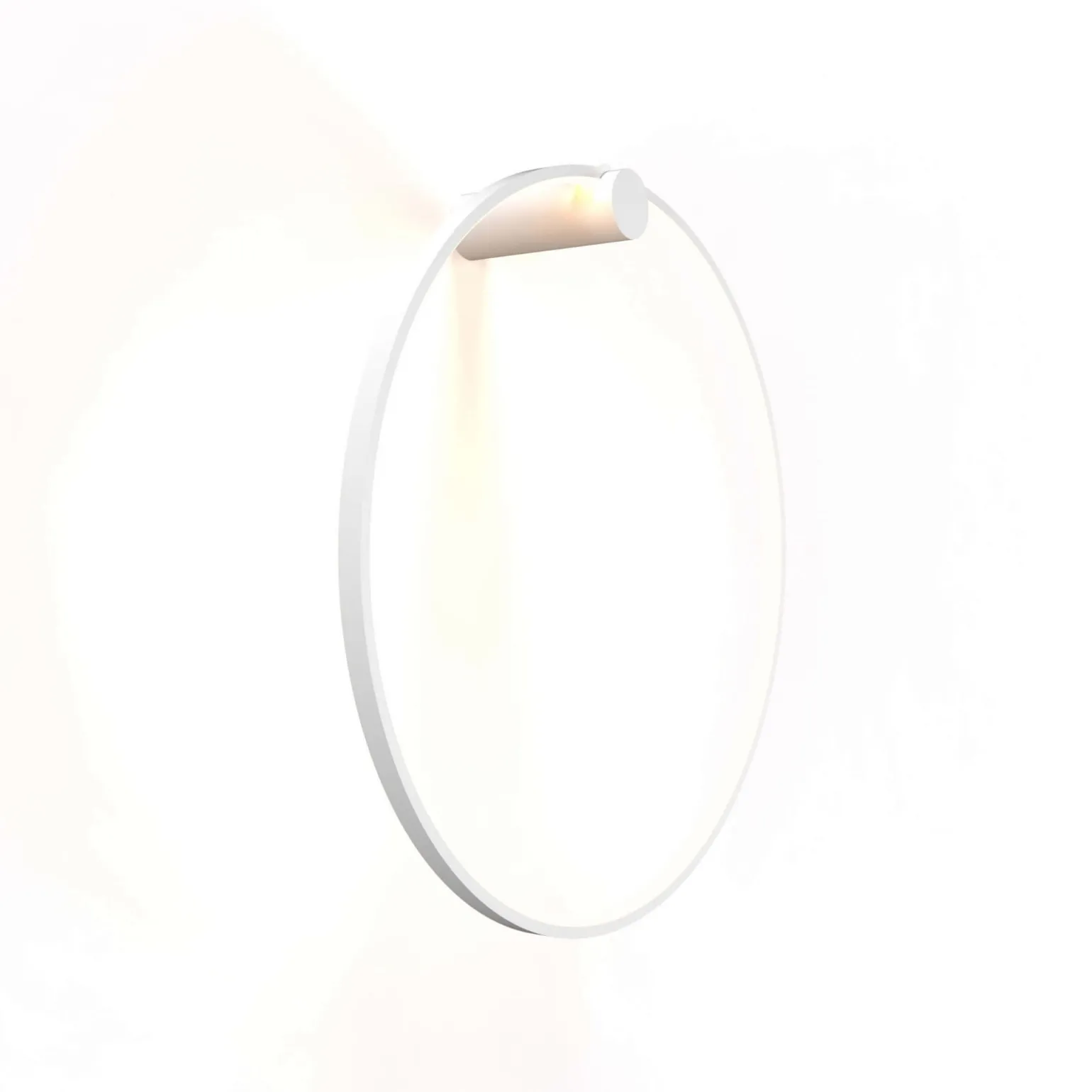 Sklep Kaja Ledowa obręcz ścienna, kinkiet koło 60cm LP-999/1W S WH z serii MIRROR