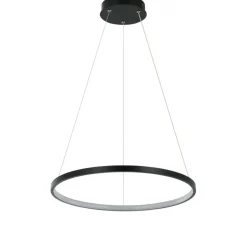 Best Ledowa obręcz wisząca nad stół ⌀40cm LP-909/1P S BK CCT RING | Kaja Żyrandole Nowoczesne