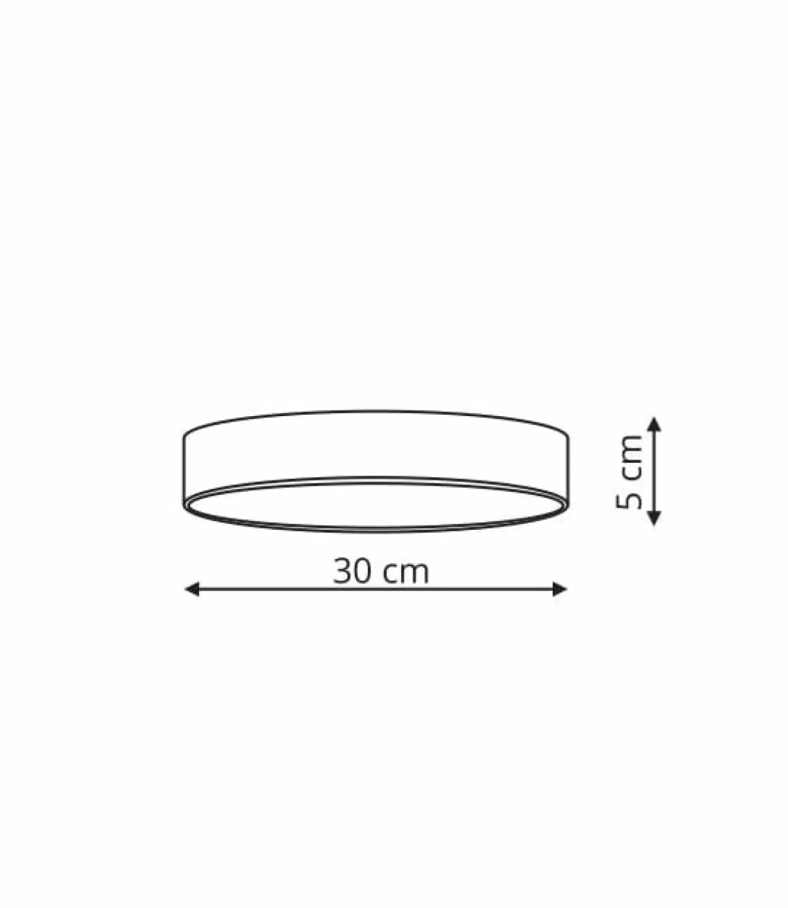 Sklep Kaja Ledowa, okrągła lampa sufitowa LP-433/1C S BK RAPIDO | Kaja