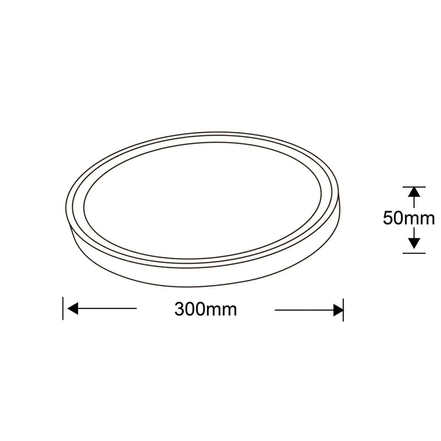 Sklep Kaja Ledowa, okrągła lampa sufitowa do łazienki LP-550/1C S 4WH – VEGAS