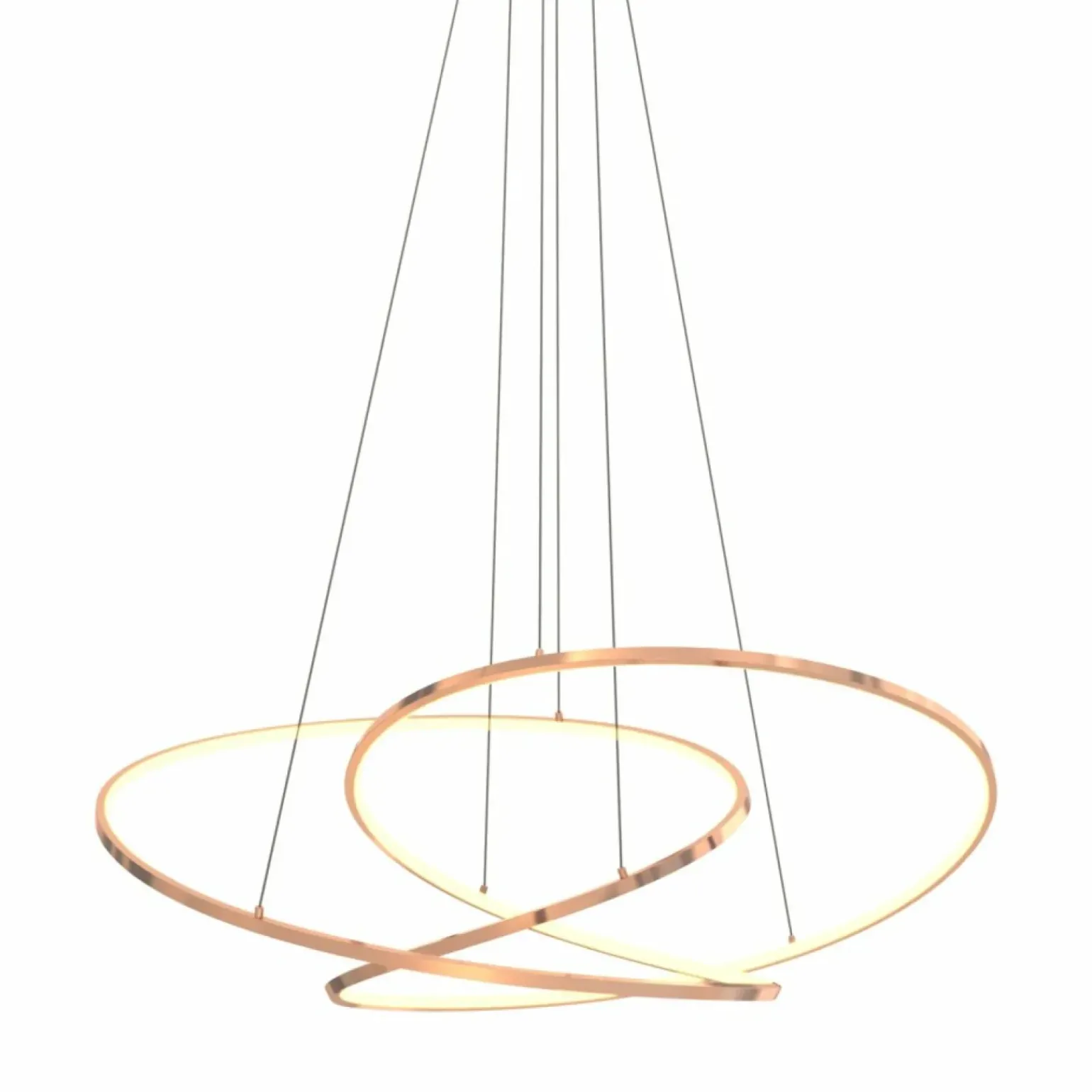 New Ledowa, ozdobna lampa wisząca wstążka MD7360-1A-3GT CHOLET | Kaja Żyrandole Nowoczesne