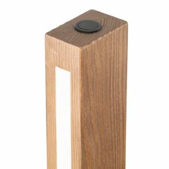 Sklep Kaja Ledowa, smukła lampa podłogowa z drewna TK 1410 z serii TEO | Kaja