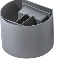 Sklep Kaja Ledowa, szara lampa ścienna z ciepłym światłem AZ2189 LETICIA | Kaja