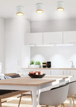 Sklep Kaja LEDowa tuba natynkowa z drewnem 2273624 z serii TUBA | Kaja