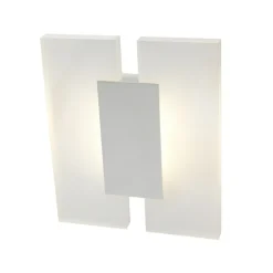 Sklep Kaja Ledowy, biały kinkiet płaskie panele MB1070S JACOB | Kaja Oświetlenie