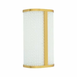 Sklep Kaja Ledowy, elegancki, złoty kinkiet łazienkowy 10730 PALMAS | Kaja