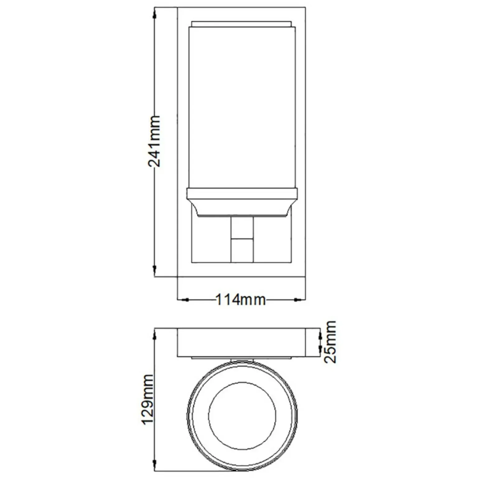 Sklep Kaja Ledowy kinkiet, barwa ciepła FE-AMALIA1-SBATH z serii AMALIA