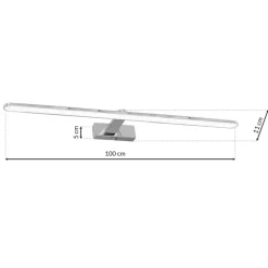 Sklep Kaja Ledowy kinkiet ścienny, IP44, w kolorze chromu ML5724 z serii SPLASH | Kaja Oświ