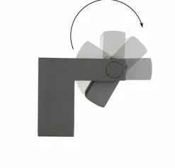 Sklep Kaja Ledowy kinkiet ścienny, zewnętrzny, moc 10W RT-K100 z serii ROTA | Kaja Oświetle