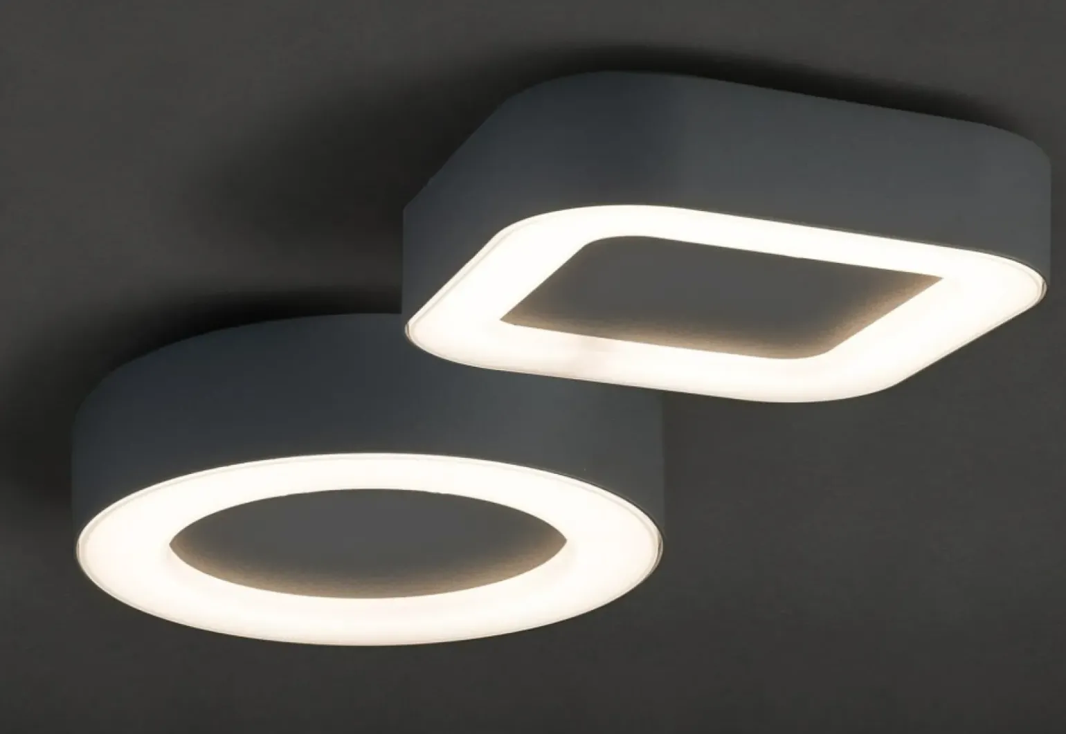 Sklep Kaja Ledowy, okrągły plafon zewnętrzny, moc 12W 9514 | Kaja Oświetlenie