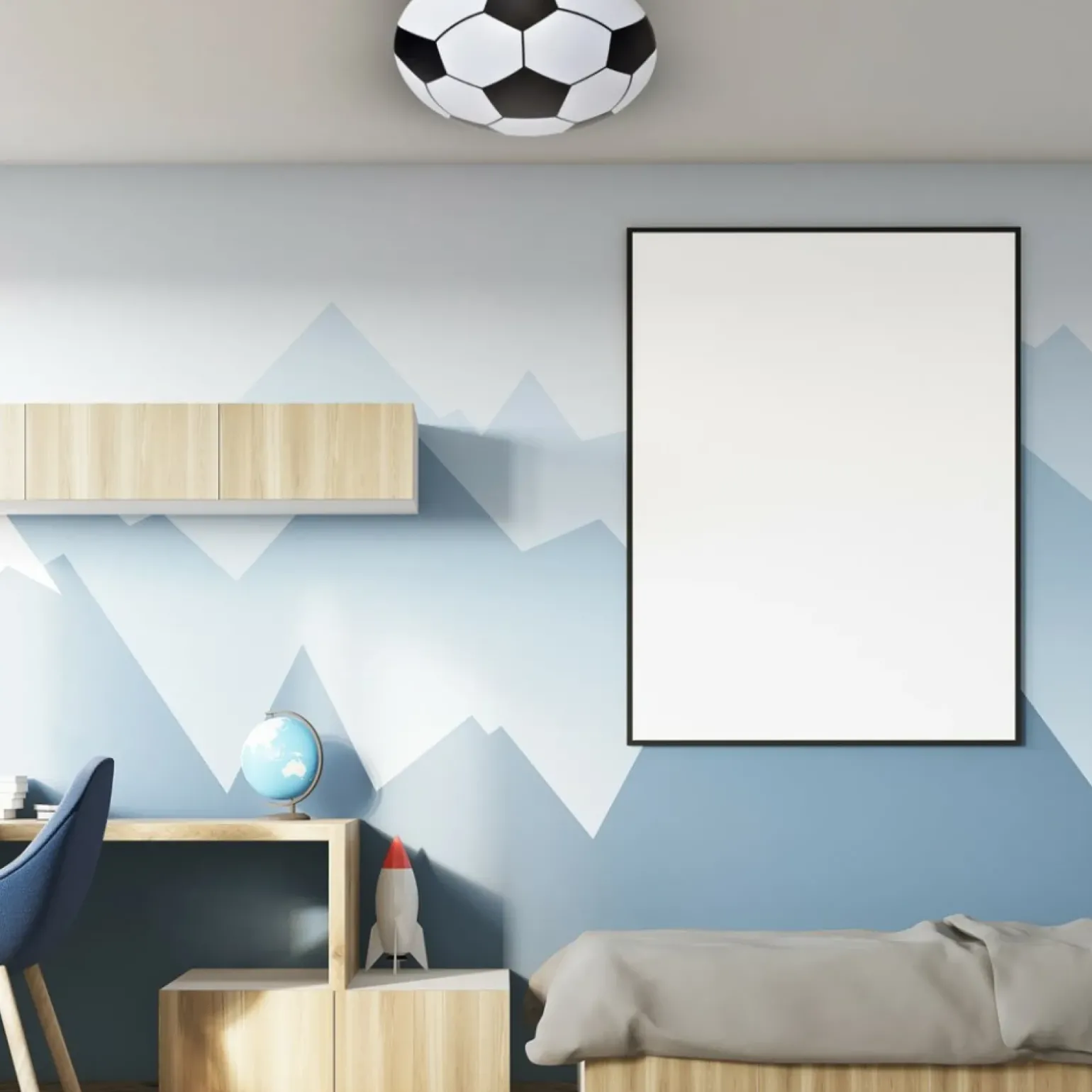 Sklep Kaja Ledowy plafon do pokoju dziecka, piłka ML6179 z serii BALL | Kaja Oświetlenie