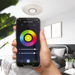 Sklep Kaja Ledowy plafon RGB, zmienna barwa światła ML6405 z serii VELA | Kaja Oświetlenie