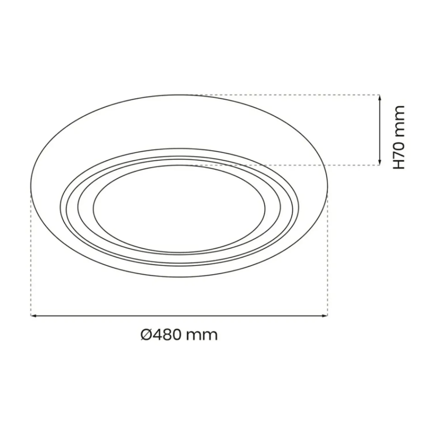 Sklep Kaja Ledowy plafon sufitowy, sterowany pilotem ML6397 z serii MEGAN | Kaja Oświetleni