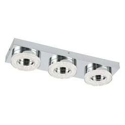 New Ledowy plafon z błyszczącymi ringami 95663 FRADELO | Kaja Oświetlenie Żyrandole Nowoczesne