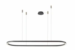 Best Sale Ledowy żyrandol o obłych kształtach lampa nad stół AZ5055 ELENA | Kaja Żyrandole Nowoczesne