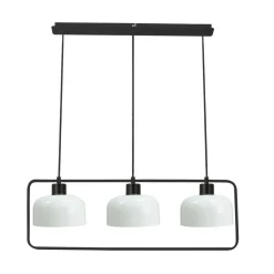 Store Liniowa, czarno-biała lampa nad stół w kuchni 33-26828 ZODIAC | Kaja Żyrandole Nowoczesne