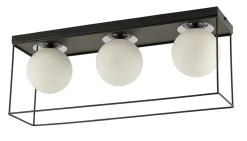 Sklep Kaja Liniowa lampa natynkowa z białymi kloszami SIG 40708 AROMA | Kaja