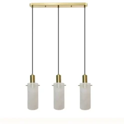 Sale Liniowa lampa wisząca nad stół w kuchni LP-945/3L WH TIRANA | Kaja Żyrandole Nowoczesne