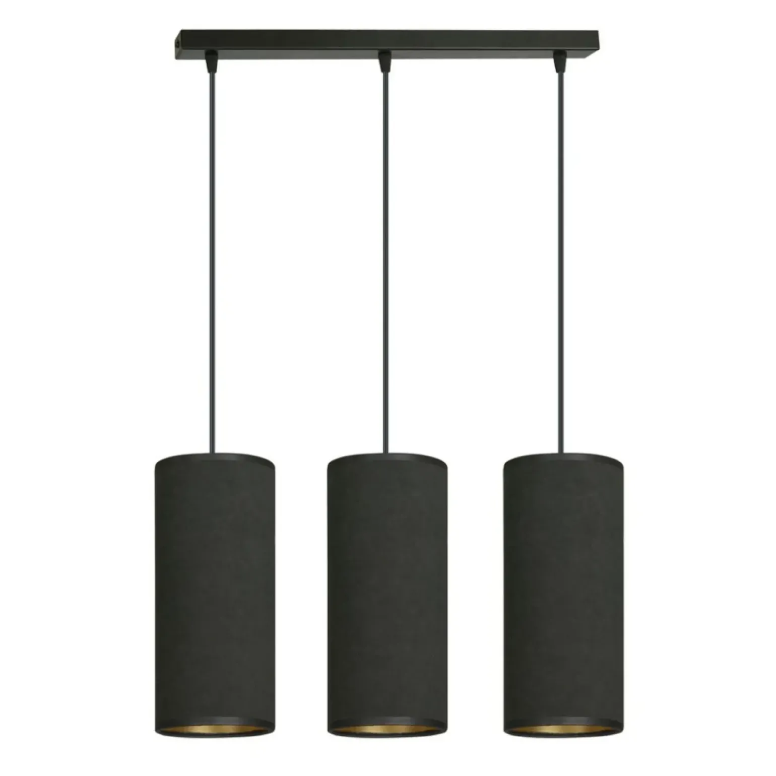 Store Liniowa lampa wisząca nad stół w jadalni 1067/3 BENTE | Kaja Żyrandole Nowoczesne