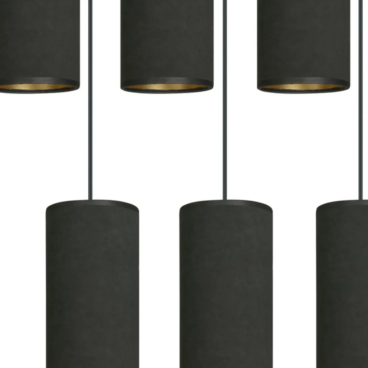 Store Liniowa lampa wisząca nad stół w jadalni 1067/3 BENTE | Kaja Żyrandole Nowoczesne